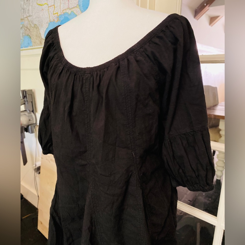 Daily practice black mollie tunic dress XS off shoulder - Picture 6 of 6